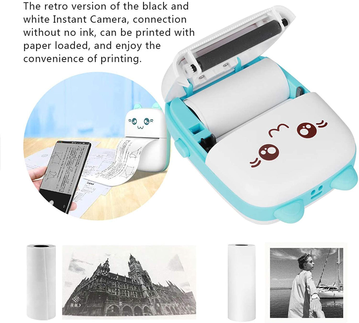 PawPrint - Cat Shaped Portable Thermal Printer