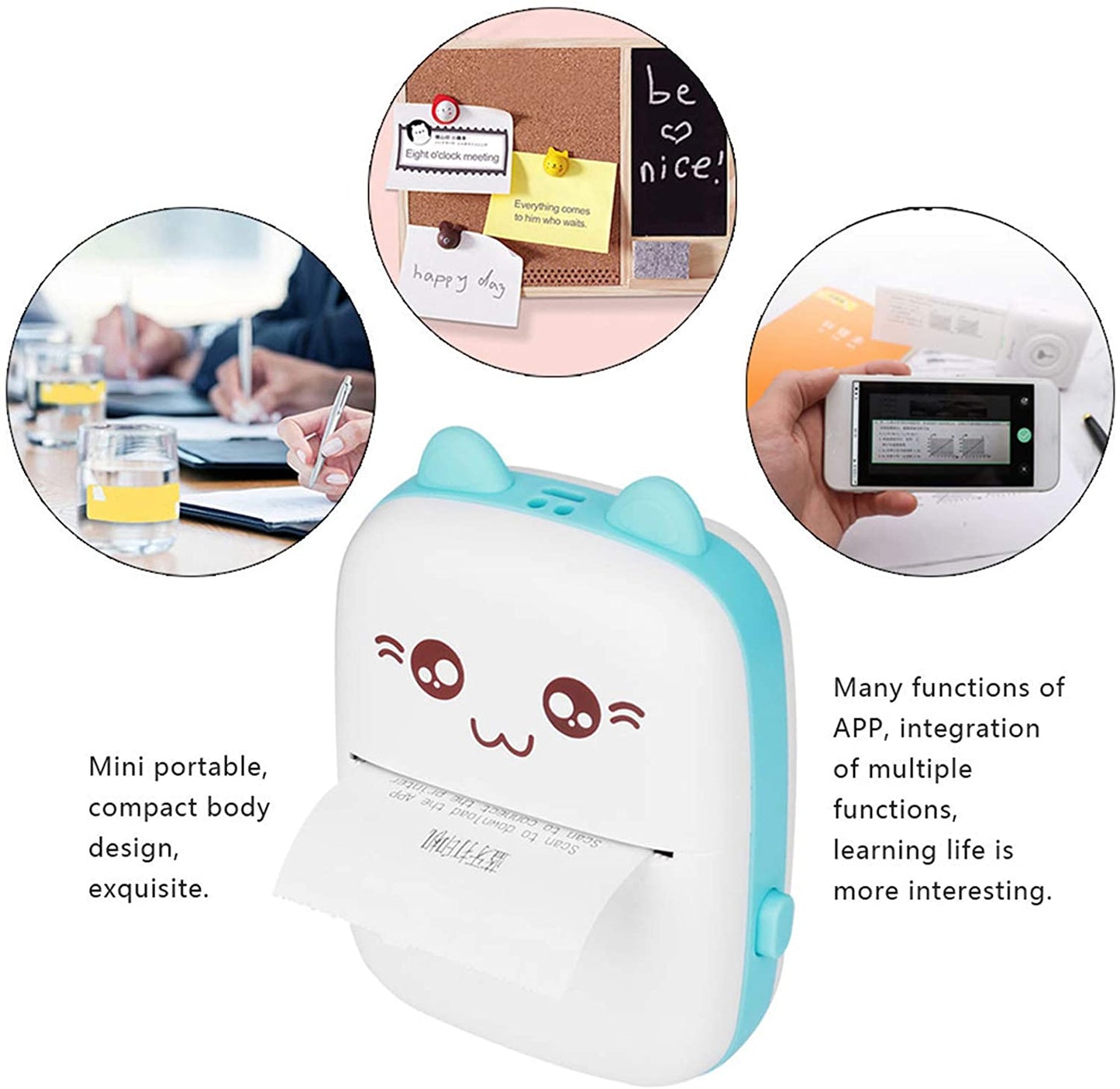 PawPrint - Cat Shaped Portable Thermal Printer