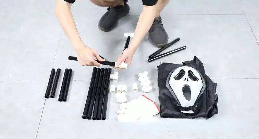 SpookSentry - Garden Ghostface Scarecrow