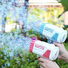 BubbleFan - 32 Holes Bubble Machine Gun with Cooling Fan