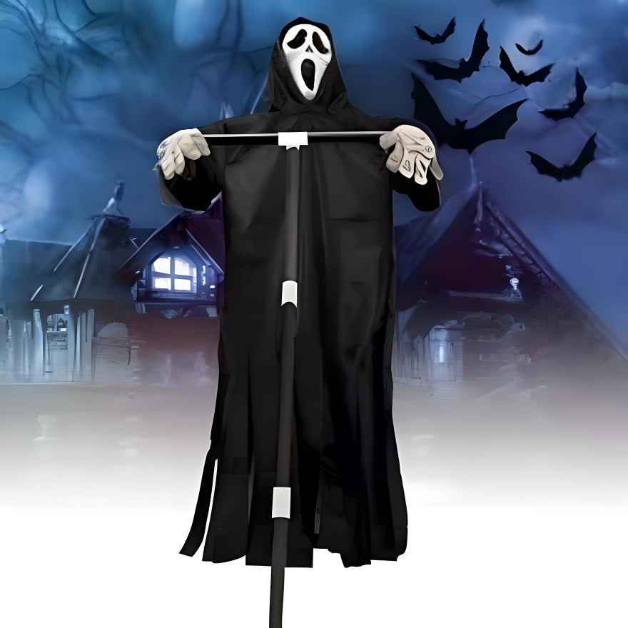 SpookSentry - Garden Ghostface Scarecrow