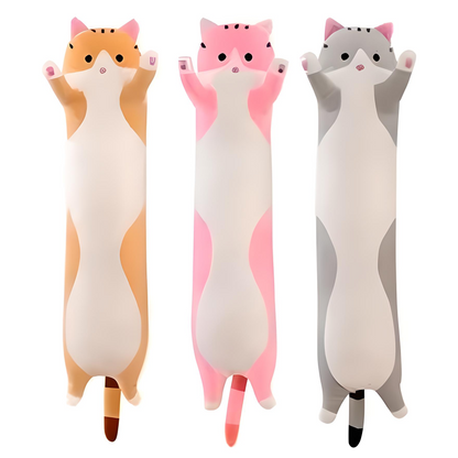 CuddleCat - Long Cat-Shaped Comfort Plush Pillows