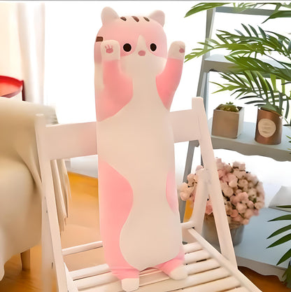 CuddleCat - Long Cat-Shaped Comfort Plush Pillows