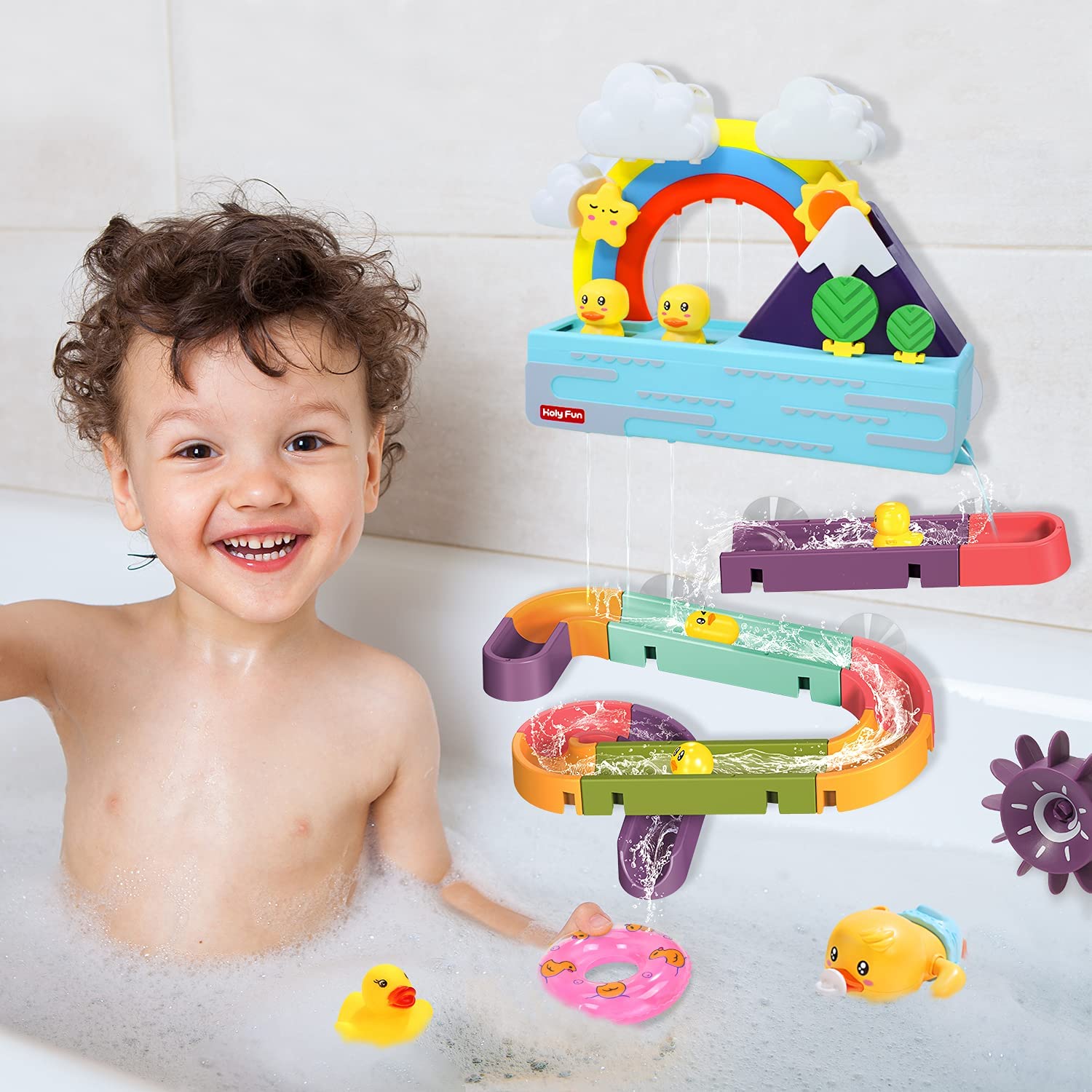 QuackSplash - Duck & Slide Bath Toy – Toy Mania