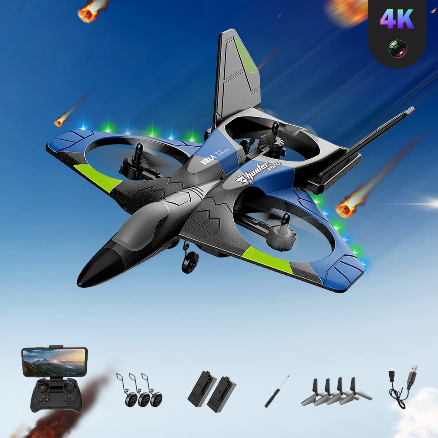 PhotoForce - 4K Aerial Photography Remote Control Fighter